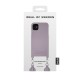 iDeal of Sweden Athena Necklace AS22 Back Case priekš Apple iPhone 11 - Lavender - mākslīgās ādas aizmugures apvalks ar siksniņu un Airpods somiņu / bampers-vāciņš