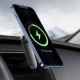 Baseus Big Energy MagSafe 15W Wireles QI Charger Air Vent Car Holder - Melns - Auto turētājs ventilācijas režģa / automašīnas paneļa ar iebūvētu bezvadu lādētāju