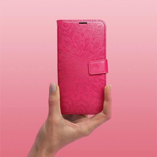 Forcell Mezzo Book Case priekš Samsung Galaxy A14 4G A145 / A14 5G A146 - Sārts / Mandala - sāniski atverams maciņš ar stendu un auklu / grāmatveida maks