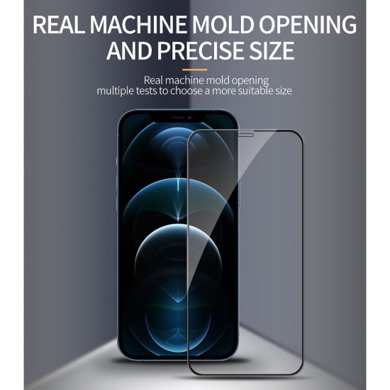 X-One Full Cover Sapphire Extra Hard Tempered Glass sreen protector priekš Apple iPhone 15 Pro Max - Melns - Ekrāna Aizsargstikls / Bruņota Stikla Aizsargplēve