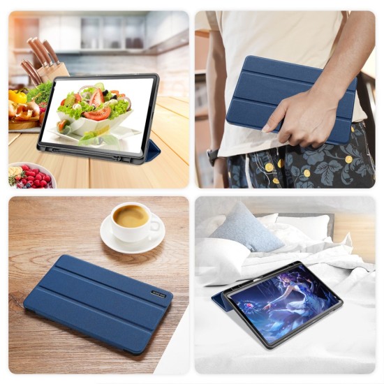 Dux Ducis Domo series для Samsung Galaxy Tab S9 Plus X810 / X816 - Синий - чехол-книжка с магнитом и стендом / подставкой