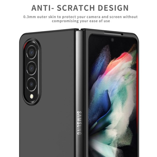 Vogue Case priekš Samsung Galaxy Fold6 5G - Melns / Zelts - plastikāta aizmugures apvalks / vāciņš