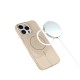 Glitter Thin Magsafe Back Case priekš Apple iPhone 16 Pro Max - Brūns - silikona aizmugures apvalks / bampers-vāciņš