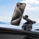 Tech-Protect N56 Magnetic MagSafe Air Vent / Window / Dashboard Car Holder with Magnetic Sheet (2.pcs) - Melns - Universāls stiprinājums turētājs auto ventilācijas režģa