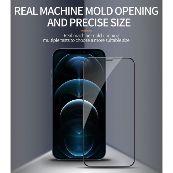 X-One Full Cover Sapphire Extra Hard Tempered Glass sreen protector priekš Apple iPhone 16 Pro - Melns - Ekrāna Aizsargstikls / Bruņota Stikla Aizsargplēve