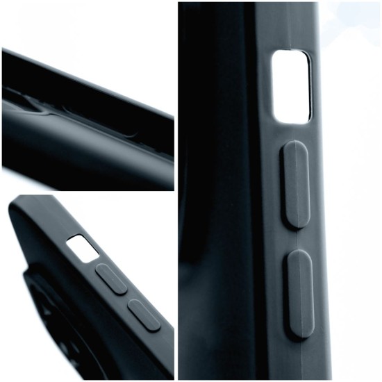 Roar Luna Back Case priekš Apple iPhone 16e - Melns - silikona aizmugures apvalks / bampers-vāciņš