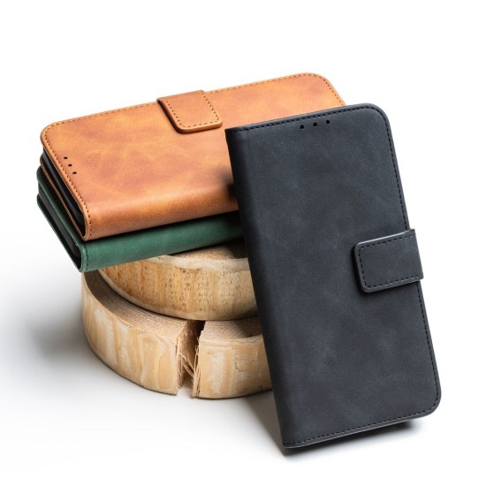 Forcell Tender Book Case priekš Samsung Galaxy A17 4G A175 / A17 5G A176 - Melns - sāniski atverams maciņš ar stendu / grāmatveida maks