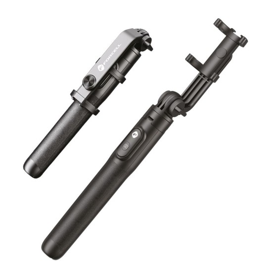 Forcell F-Grip S150XL Bluetooth remote control Selfie Stick with Tripod - Melns - Selfie monopod Teleskopisks Universāla stiprinājuma statīvs