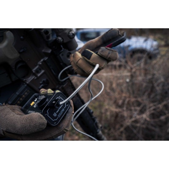 Tactical C4 Explosive 9600mAh Power Bank PD 20W / QC 3.0 with USB / USB-C ports - Melns - Ārējas uzlādes batereja lādētājs-akumulators ar MagSafe