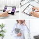 Dux Ducis Toby series priekš Samsung Galaxy Tab A11 Plus X230 / X236 / A9 Plus X210 / X215 / X216 - Gaiši Rozā - sāniski atverams maciņš ar magnētu un stendu