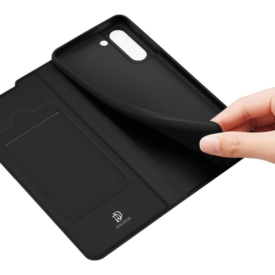 Dux Ducis Skin Pro series priekš Xiaomi 17 - Melns - sāniski atverams maciņš ar magnētu un stendu