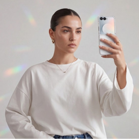 Tech-Protect FlexAir Hybrid Back Case priekš Samsung Galaxy Flip8 5G - Caurspīdīgs - triecienizturīgs silikona aizmugures apvalks / bampers-vāciņš