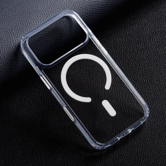 Forcell F-Protect Hybrid Premium MagSafe Back Case для Samsung Galaxy S26 FE 5G S741 - Прозрачный - противоударный силиконовый-пластиковый чехол-накладка / бампер-крышка