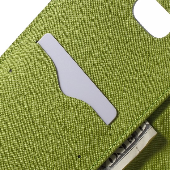 MERCURY GOOSPERY Wallet Leather Case for Asus Zenfone Selfie ZD551KL - Dark Blue - sāniski atverams maciņš ar stendu (ādas maks, grāmatiņa, leather book wallet case cover stand)