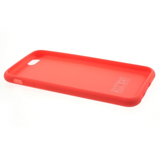 RoarKorea All Day Colorful Jelly Case priekš Microsoft Lumia 550 - Persiku - matēts silikona apvalks (bampers, vāciņš, slim TPU silicone cover shell, bumper)