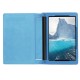 Litchi Texture PU Leather Tablet Case for Lenovo Yoga Tab 3 8.0 YT3-850F / YT3-850L - Baby Blue - sāniski atverams maciņš ar stendu (ādas maks, grāmatiņa, leather book wallet case cover stand)