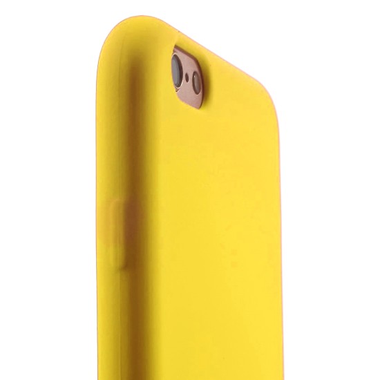 RoarKorea All Day Colorful Jelly Case priekš Huawei P9 Lite - Dzeltens - matēts silikona apvalks (bampers, vāciņš, slim TPU silicone cover shell, bumper)