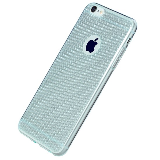 ROCK Fla Series TPU Soft Protective Shell Case priekš Apple iPhone 6 / 6S - Zils - silikona aizmugures apvalks (bampers, vāciņš, slim TPU silicone case cover, bumper)