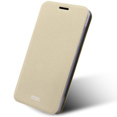 Mofi New Rui priekš LG G5 H850 - Zelts - sāniski atverams maciņš ar lodziņu un stendu (ādas maks, grāmatiņa, leather book wallet case cover stand)