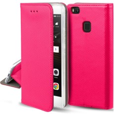 Smart Magnet Book Case priekš Sony Xperia XA F3111 / F3112 - Rozā - sāniski atverams maciņš ar stendu (ādas maks, grāmatiņa, leather book wallet case cover stand)