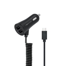 Forever Auto 12/24V Universāls micro USB / 2 x USB 3.4A Charger for Samsung, LG, Sony, Huawei - microUSB Auto lādētājs telefoniem un planšetdatoriem