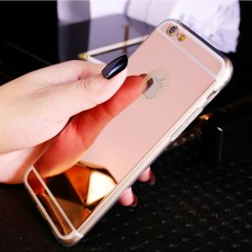 GreenGo Mirror TPU Back Case priekš Huawei P9 Lite - Rozā Zelts - plāns silikona aizmugures apvalks (bampers, vāciņš, ultra slim TPU silicone case cover, bumper)
