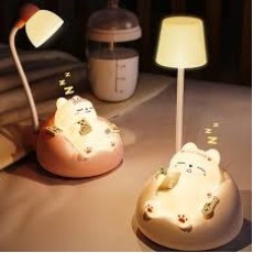 Light Friendly Cute Sleeping Cat 3D Silicone LED Night Lamp - Snaudošs kaķis - LED lampa