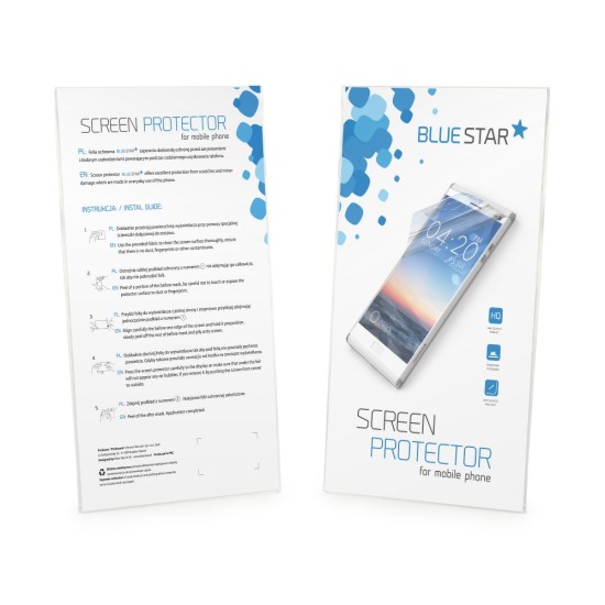 BlueStar triecienizturīga aizsargplēve ekrānam priekš Sony Xperia X F5121, F5122 / X Perfomance F8131, F8132 Glancēta (screen protector film guard)