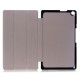 Tri-fold Stand PU Smart Auto Wake/Sleep Leather Case для Asus ZenPad 8.0 (Z380C / Z380KL) - Black - чехол-книжка со стендом / подставкой