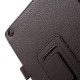 Lychee Texture Stand Leather Cover for Asus ZenPad 8.0 (Z380C / Z380KL) - Coffee - sāniski atverams maciņš ar stendu (ādas maks, grāmatiņa, leather book wallet case cover stand)