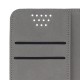 GreenGo Universal Smart Modus priekš telefoniem ar ekrānu izmēru 5.2 - 5.8 inch (85 x 160 mm) - Melns - universāls sāniski atverams maciņš ar stendu (ādas maks, grāmatiņa, leather book wallet case cover stand)