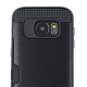 GreenGo Defender Card Case priekš Samsung Galaxy A3 (2017) A320 - Melns - triecienizturīgs silikona aizmugures apvalks (bampers, vāciņš, slim TPU silicone case shell cover, bumper)