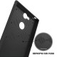 IVSO Gentry Series Leather Coated TPU Phone Case for Sony Xperia XA2 H4113 - Black - ādas imitācijas triecienizturīgs silikona aizmugures apvalks (maciņš, bampers, vāciņš, slim cover, bumper, back case)
