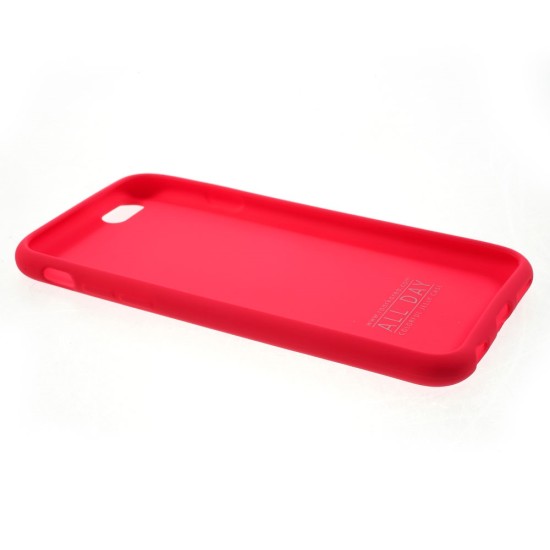 RoarKorea All Day Colorful Jelly Case priekš Xiaomi Mi A2 Lite / Redmi 6 Pro - Rozā - matēts silikona apvalks (bampers, vāciņš, slim TPU silicone cover shell, bumper)