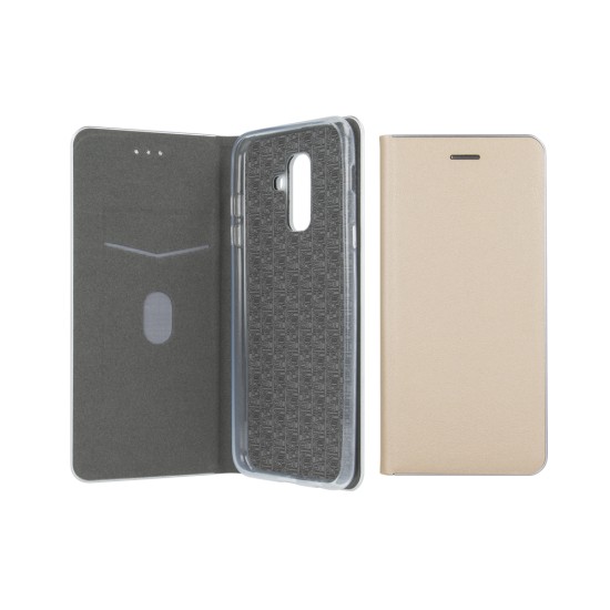 Smart Venus Book Case priekš Xiaomi Redmi Note 5A - Zelts - sāniski atverams maciņš ar stendu (ādas maks, grāmatiņa, leather book wallet case cover stand)