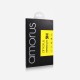 AMORUS Full Glue Silk Printing Tempered Glass Full Screen Protector priekš OnePlus 6T - Melns - Ekrāna Aizsargstikls / Bruņota Stikla Aizsargplēve (Full screen size curved)
