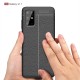 Litchi Skin PU Leather Coated TPU Mobile Phone Case priekš Samsung Galaxy S20 Plus 5G G986 - Melns - ādas imitācijas triecienizturīgs silikona aizmugures apvalks (maciņš, bampers, vāciņš, slim cover, bumper, back case)