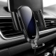 Baseus SUYL-WL01 Future Aluminium Gravity Air Vent Car holder - Melns - Universāls stiprinājums turētājs auto ventilācijas režģa