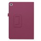 Litchi Texture Leather Stand Protective Case priekš Samsung Galaxy Tab A 10.1 (2019) T510 / T515 - Violets - sāniski atverams maciņš ar stendu