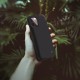 Powerbank 4500mAh Back Case priekš Apple iPhone 11 Pro Max - Melns - silikona / plastikāta aizmugures apvalks / bampers-vāciņš ar Iebūvētu akumulatoru