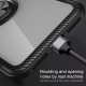 Forcell Carbon Clear Ring Back Case priekš Huawei Honor Play - Caurspīdīgs - triecienizsturīgs silikona aizmugures apvalks ar gredzenu