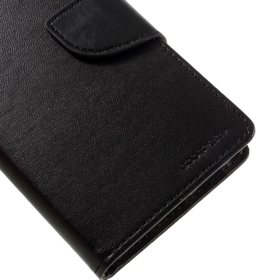 Mercury Bravo Flip Case priekš Huawei Y5P - Melns - sāniski atverams maciņš ar stendu (ādas grāmatveida maks, leather book wallet cover stand)