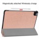 Tri-fold Stand PU Leather Smart Case для Apple iPad Pro 11 (2020 / 2021 / 2022) - Розовое Золото - чехол-книжка со стендом / подставкой