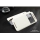 Kalaideng Sun series HTC One M9 - Rozā - sāniski atverams maciņš ar lodziņu un stendu (ādas maks, grāmatiņa, leather book wallet case cover stand)