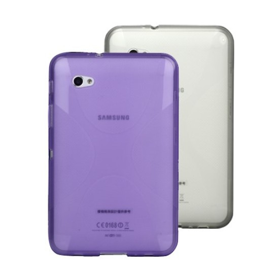 X Shape TPU Gel Case for Samsung Galaxy Tab 2 7.0 P3100 / P3110 - Blue