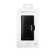 iDeal of Sweden Cora SS21 Wallet Case priekš Apple iPhone 14 Pro - Jet Black Croco - mākslīgās ādas sāniski atverams maciņš ar bamperu uz magnēta