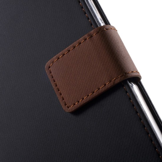RoarKorea Simply Life Diary Asus Zenfone 2 5.0-inch - Tumši Zils - sāniski atverams maciņš ar stendu (ādas maks, grāmatiņa, leather book wallet case cover stand)