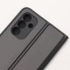 Smart Soft Book Case priekš Samsung Galaxy S24 Ultra 5G S928 - Melns - sāniski atverams maciņš ar stendu / grāmatveida maks