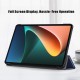 Tri-fold Stand PU Smart Auto Wake/Sleep Leather Case priekš Xiaomi Pad 7 / 7 Pro - Tumši Zils - sāniski atverams maciņš ar stendu