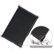 Tri-fold Stand PU Smart Auto Wake/Sleep Leather Case priekš Lenovo IdeaTab 11 TB-336 - Melns - sāniski atverams maciņš ar stendu
